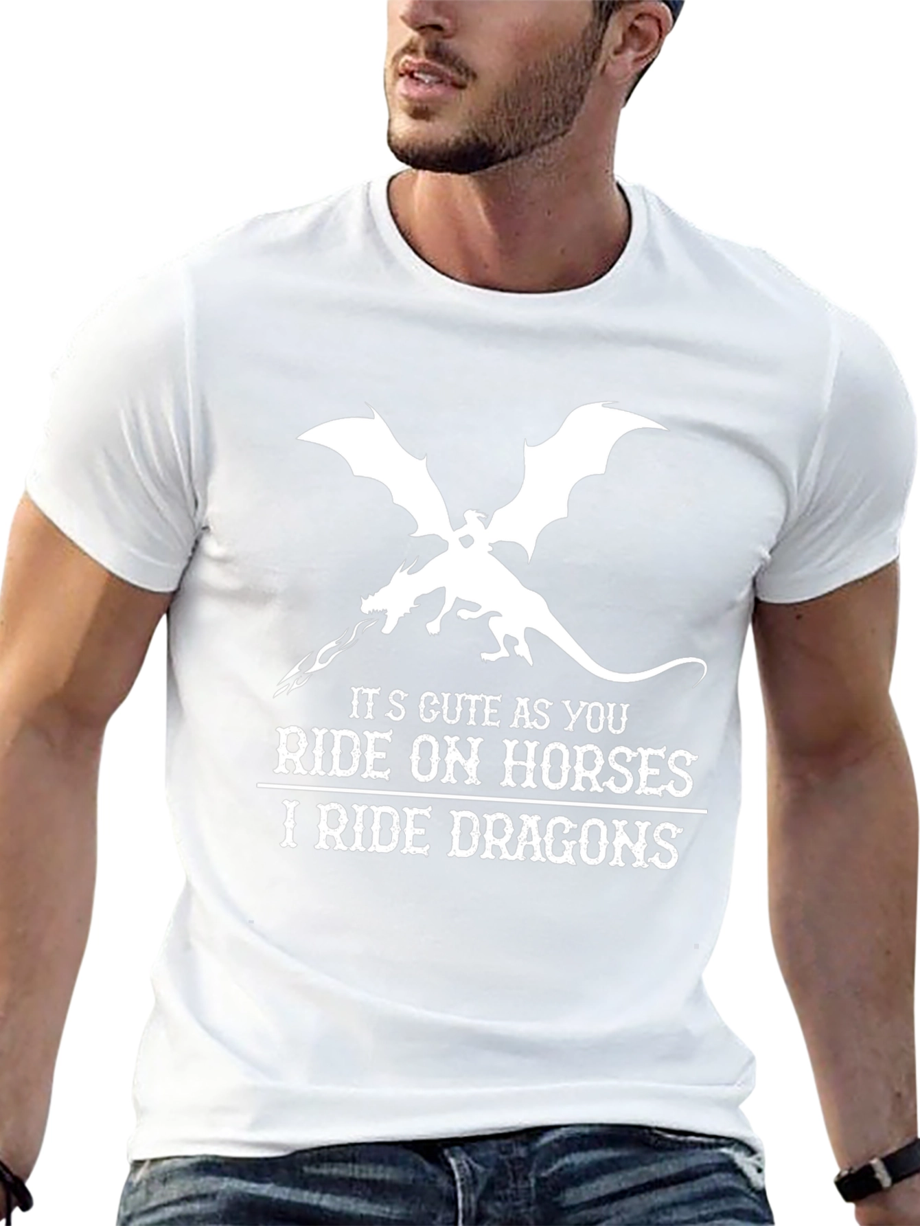 I Ride Dragons T-Shirt - Fantasy Graphic Tee