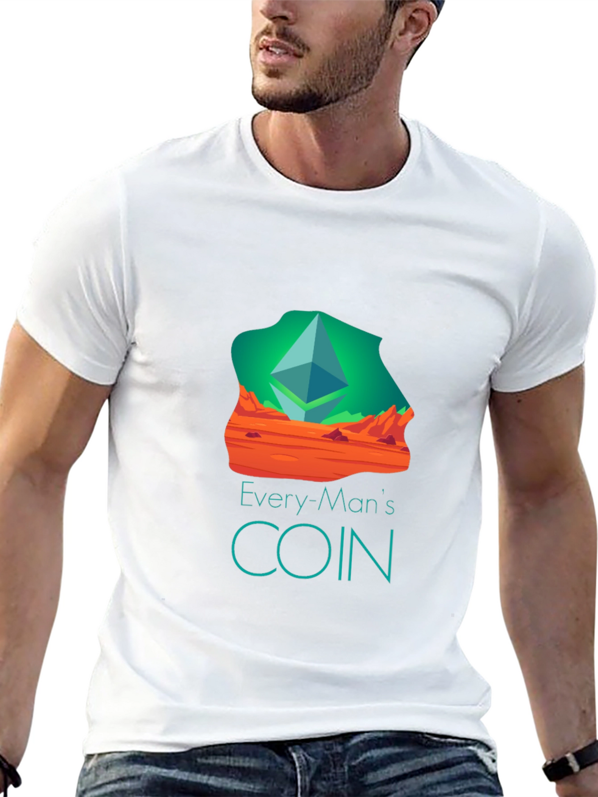 Every-Mans Coin Black T-Shirt