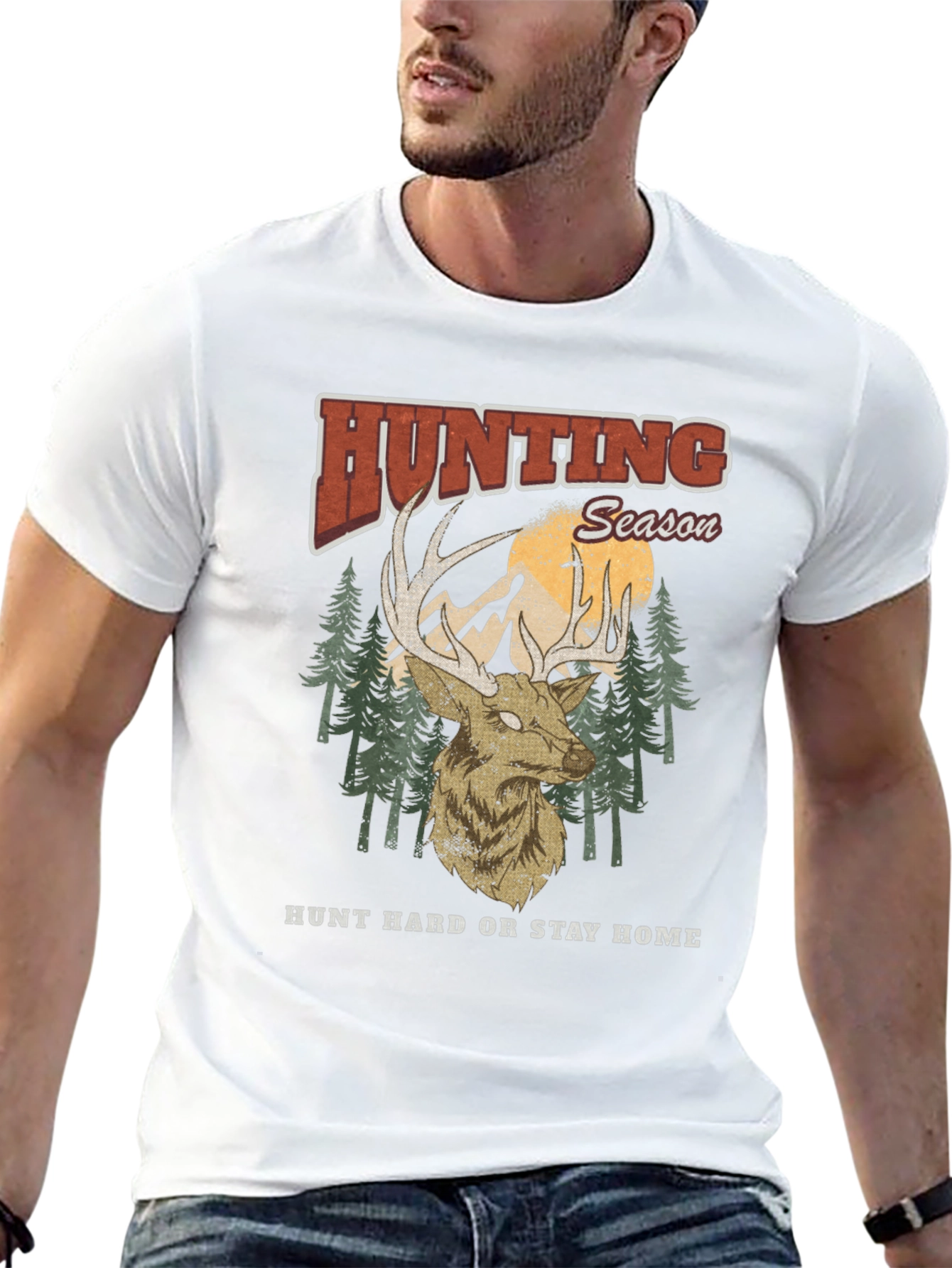 Hunting Season Deer Graphic T-Shirt