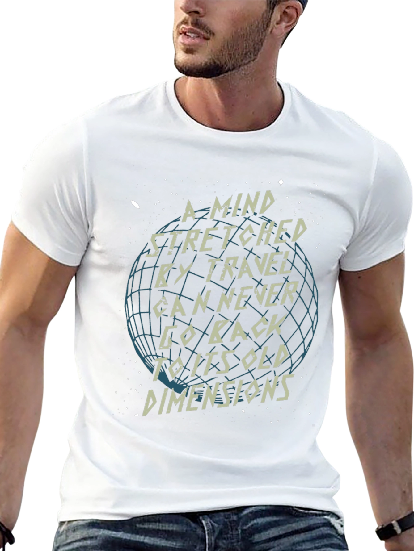 Travel Quote Graphic T-Shirt - Mind Stretched