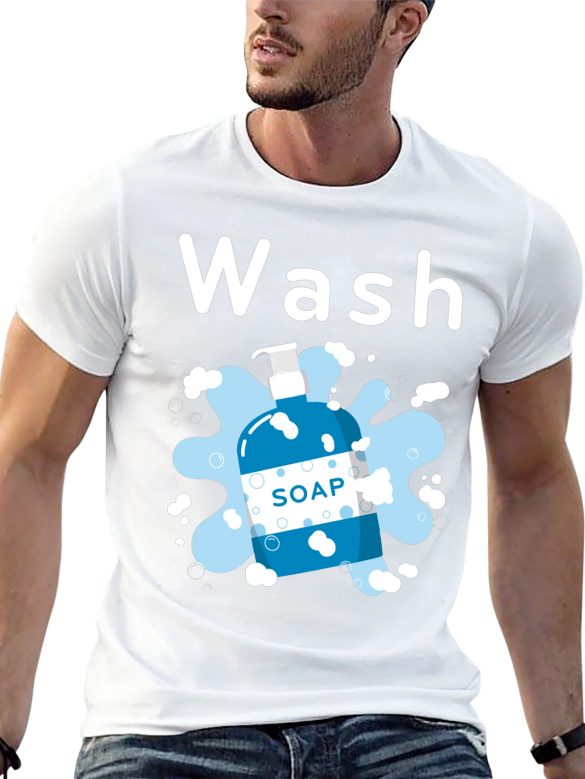 Wash Soap Graphic T-Shirt