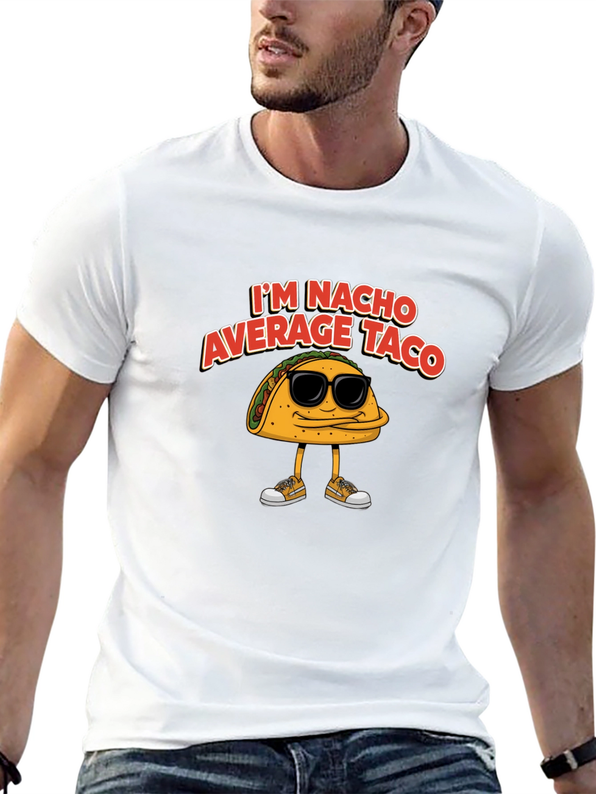 Nacho Average Taco Graphic T-Shirt
