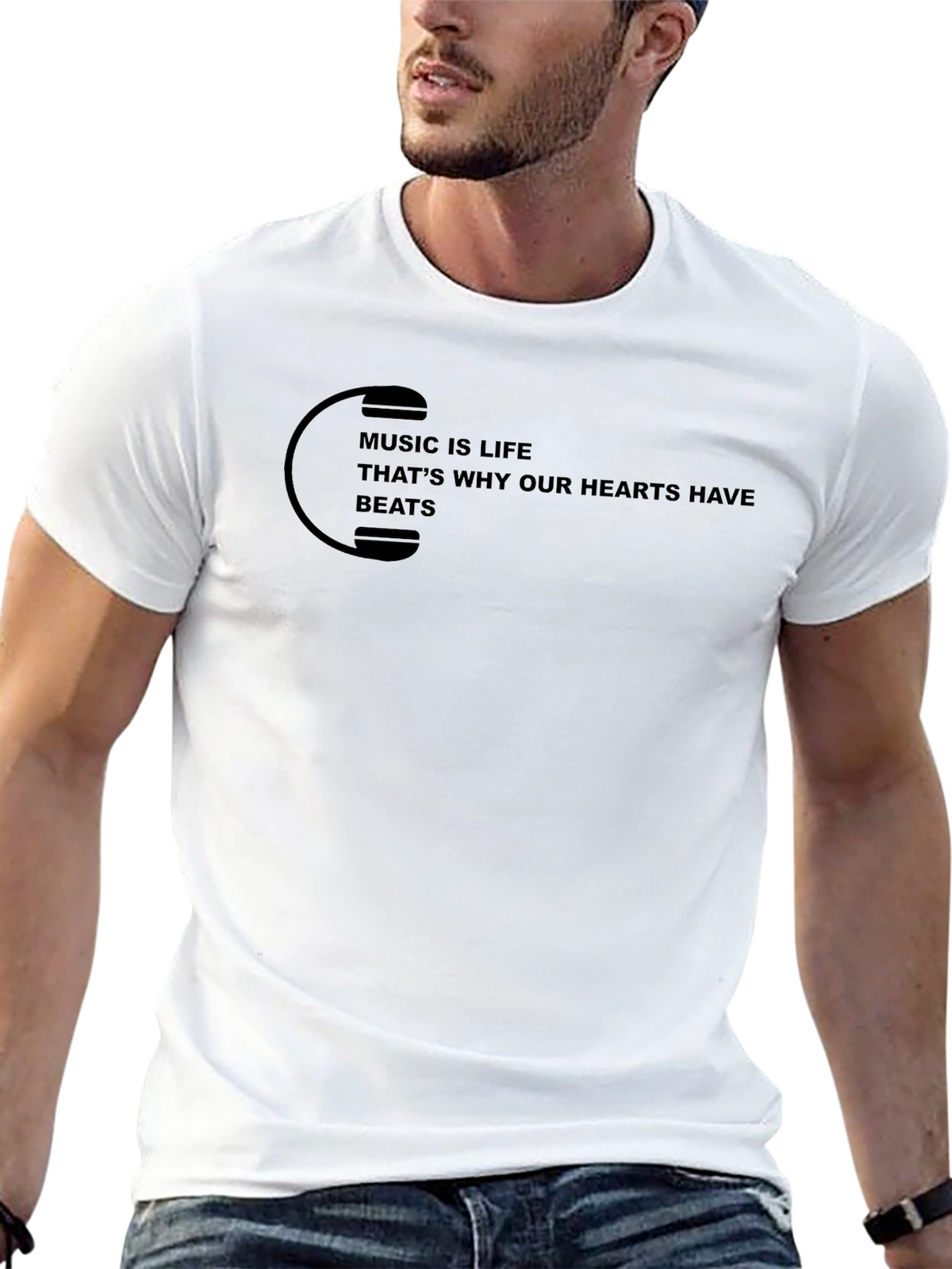 Music is Life Graphic T-Shirt
