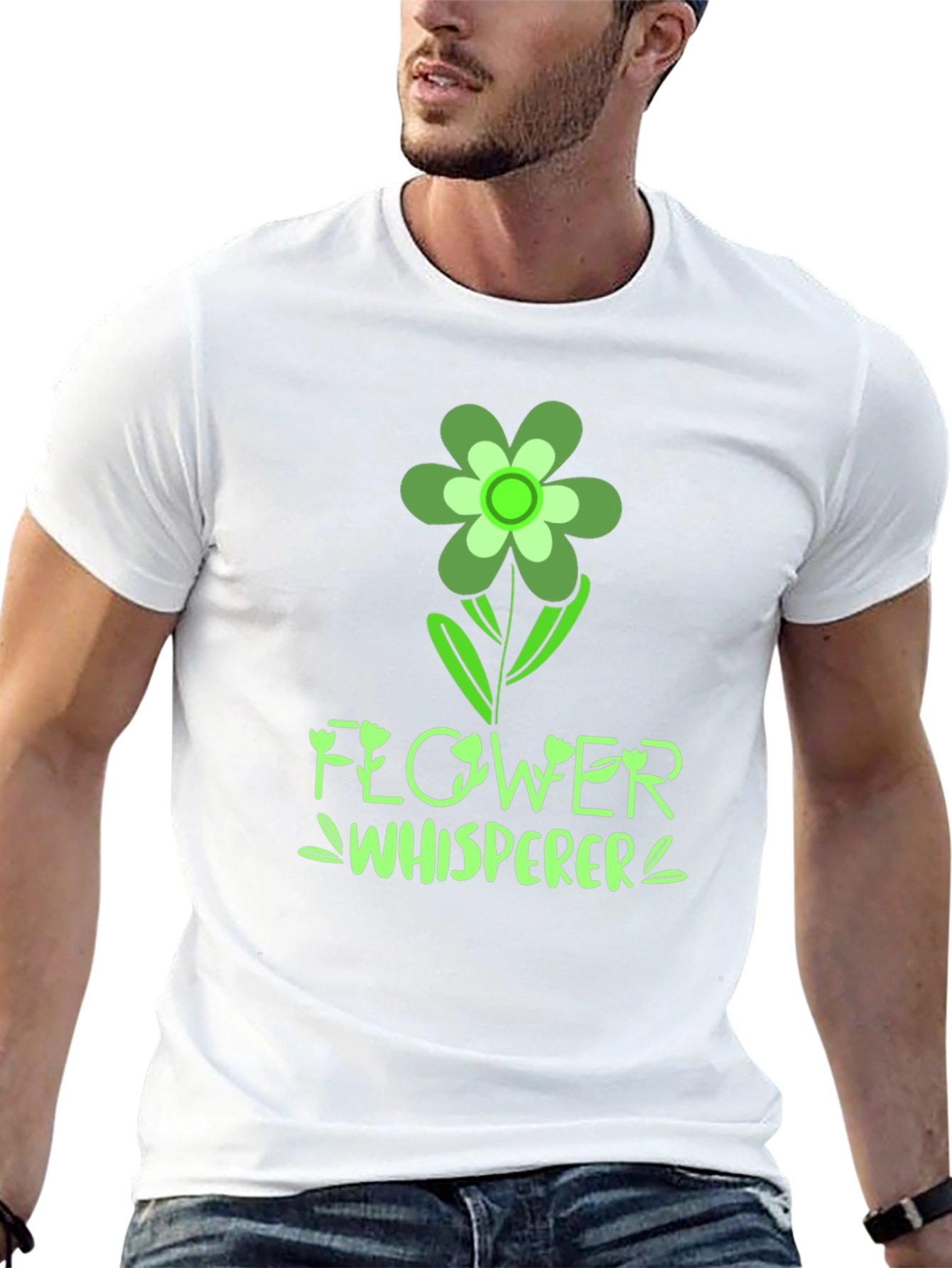 Flower Whisperer Graphic T-Shirt - Nature Lover Tee