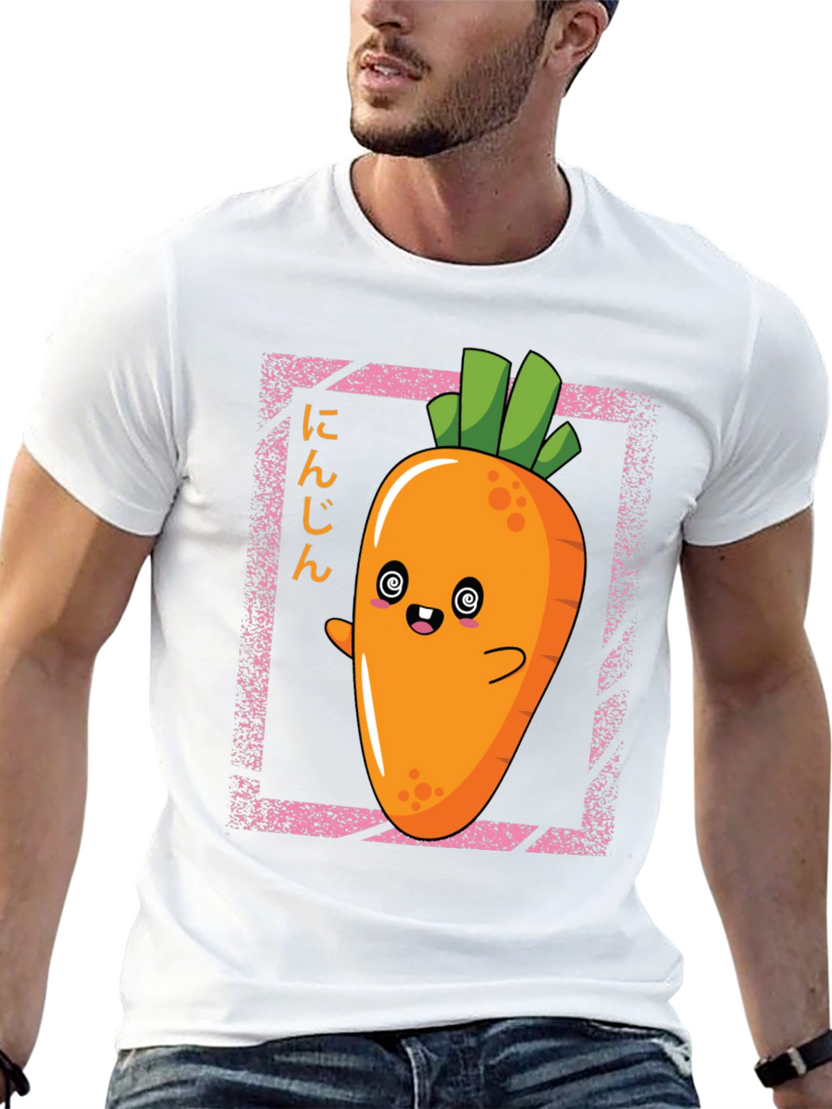 Kawaii Carrot T-Shirt - Anime Style