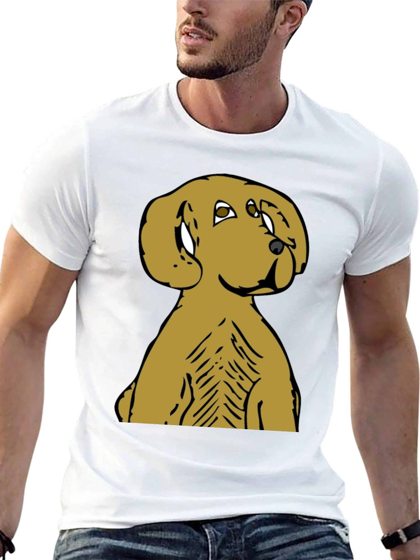 Dog Graphic Tee - Cute Cartoon Dog Shirt