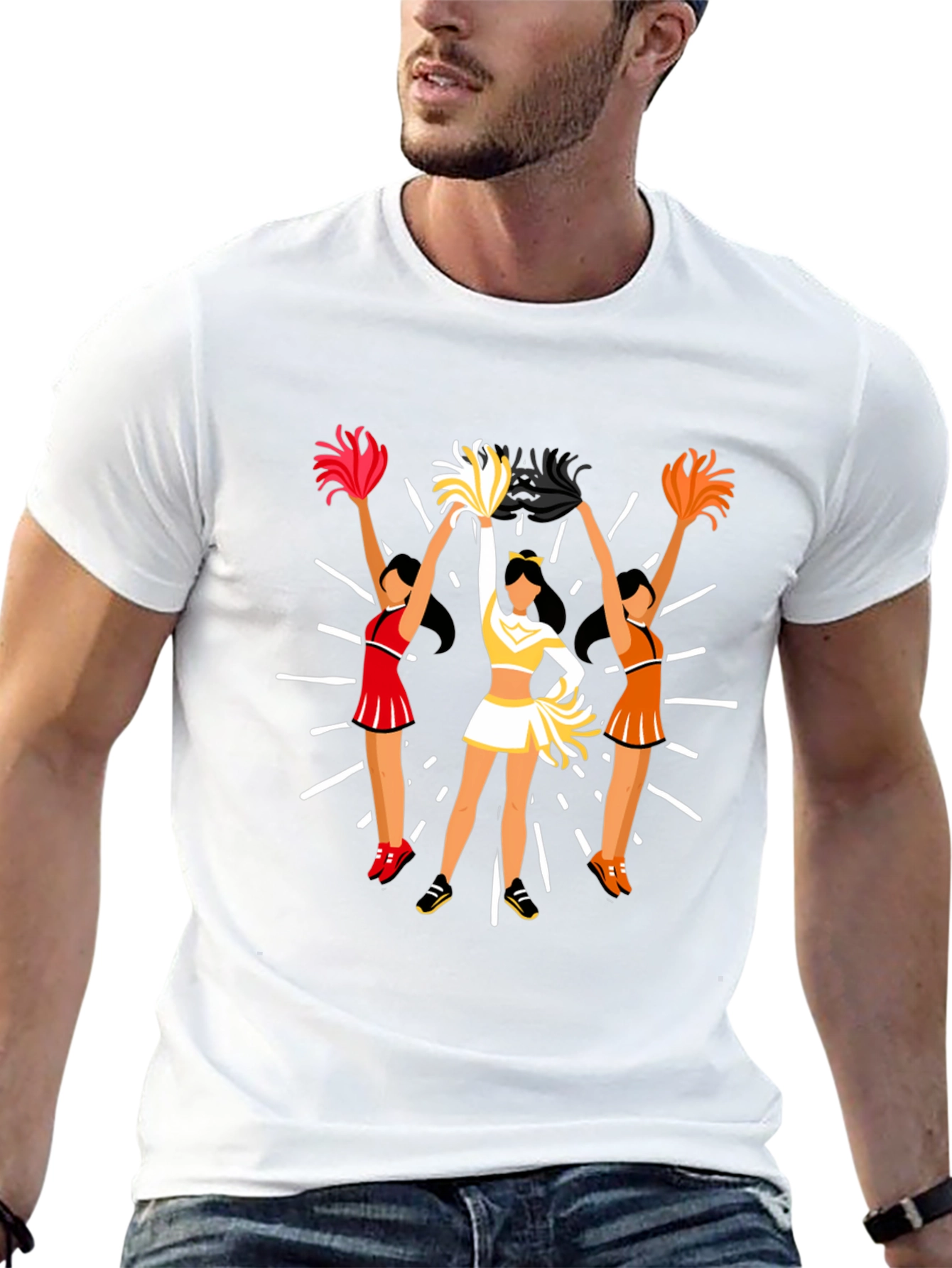 Cheerleader Graphic T-Shirt
