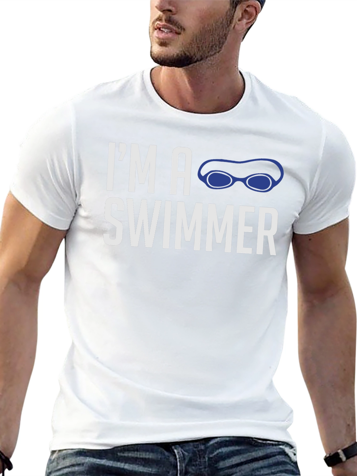 Im a Swimmer Graphic T-Shirt - Sports Tee