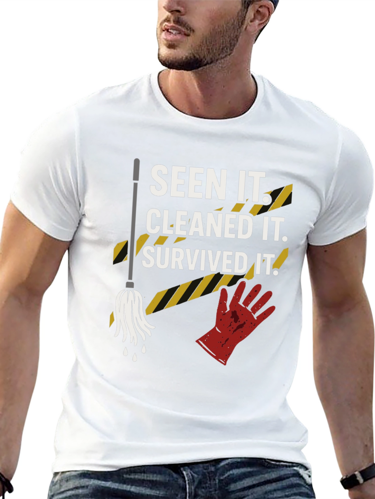 Seen It Cleaned It Survived It Graphic Tee