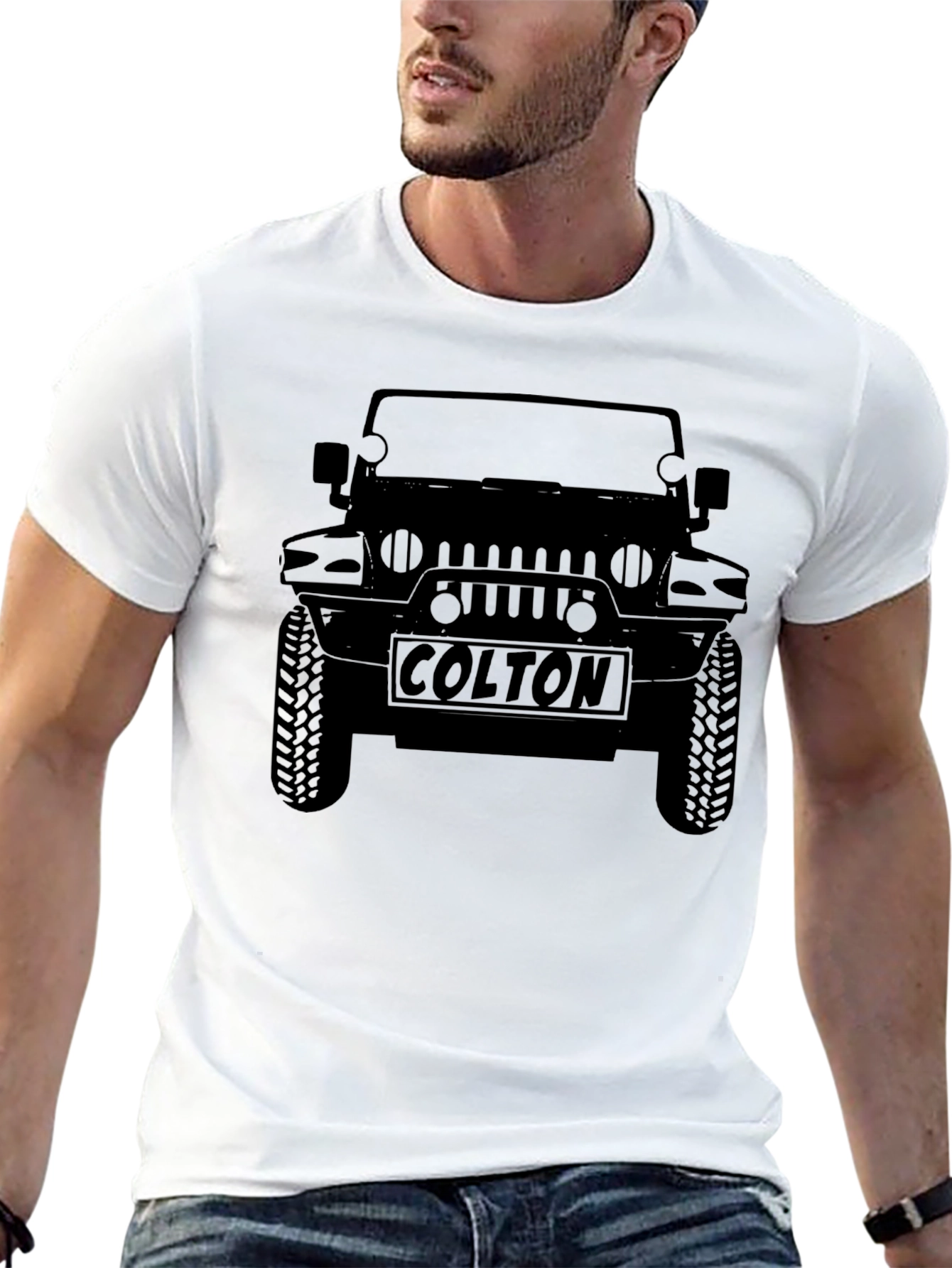 Colton Jeep Black Graphic T-Shirt
