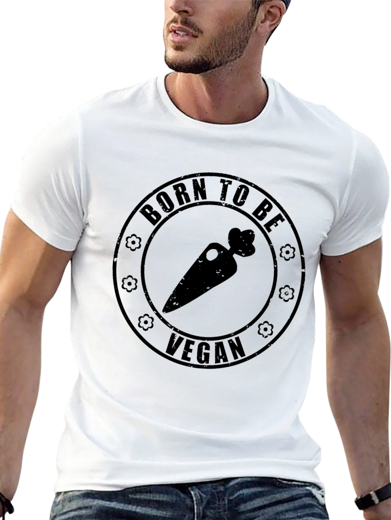 Born to Be Vegan Carrot T-Shirt