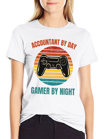 Accountant By Day Gamer By Night T-Shirt