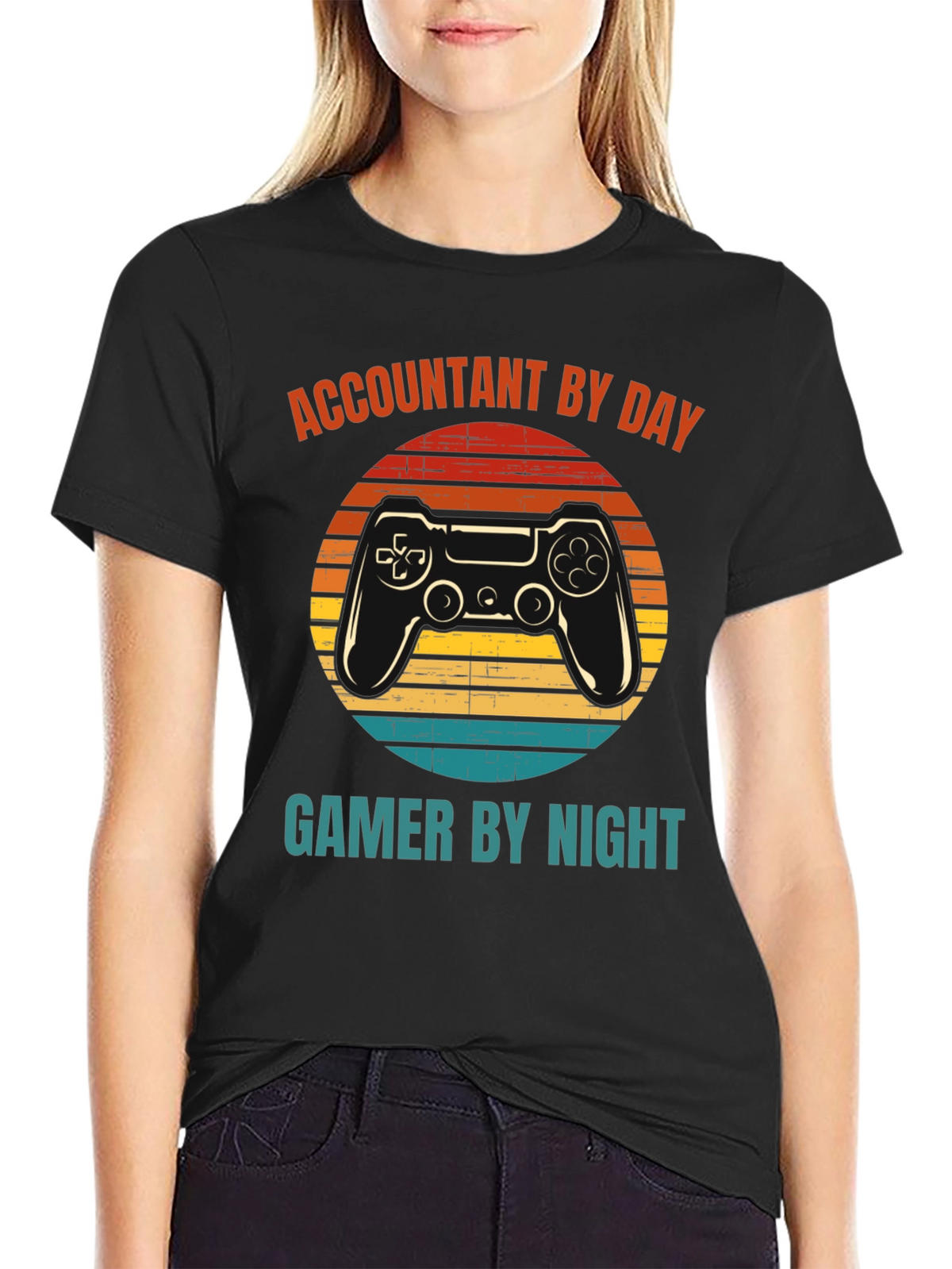 Accountant By Day Gamer By Night T-Shirt