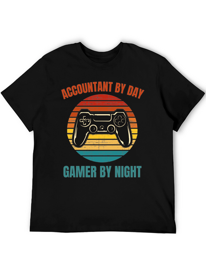 Accountant By Day Gamer By Night T-Shirt