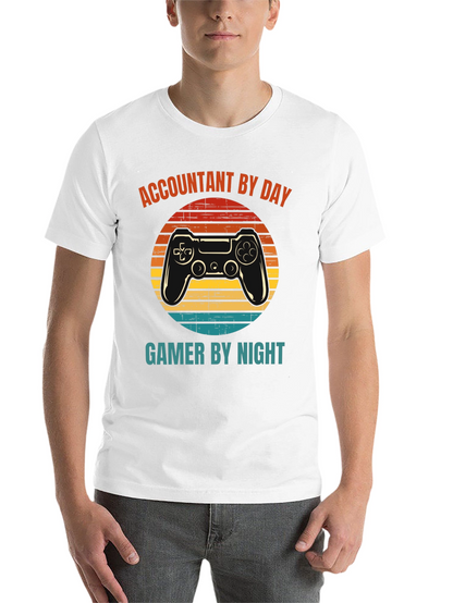 Accountant By Day Gamer By Night T-Shirt