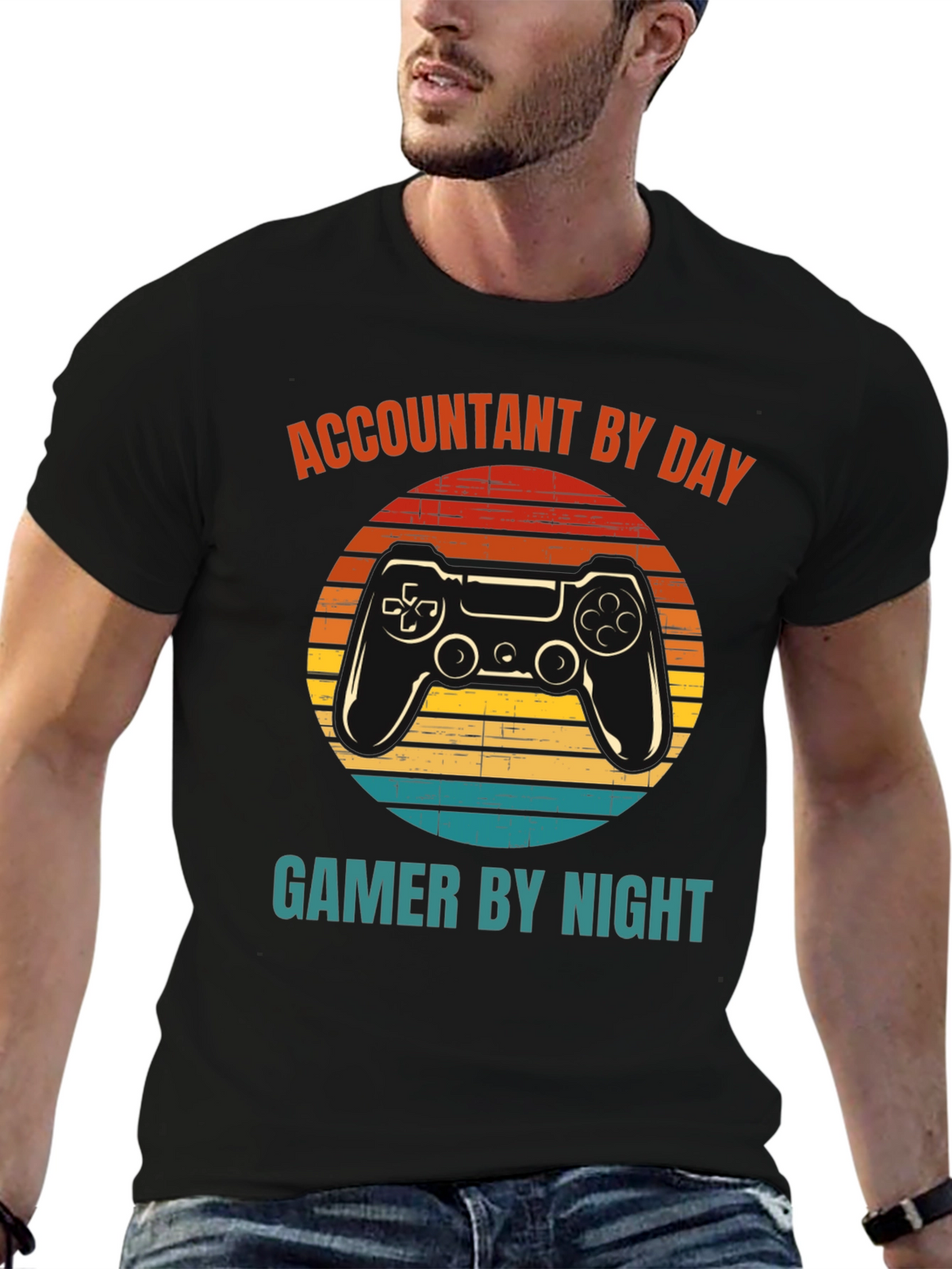 Accountant By Day Gamer By Night T-Shirt