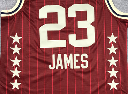 Men's Los Angeles Lakers LeBron James #23 Crimson 2024 NBA All-Star Game Swingman Jerseys