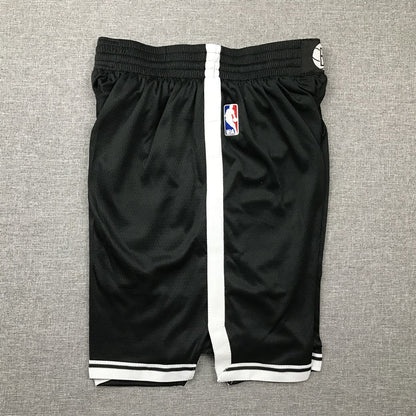 Men's Brooklyn Nets Black Basketball Shorts1