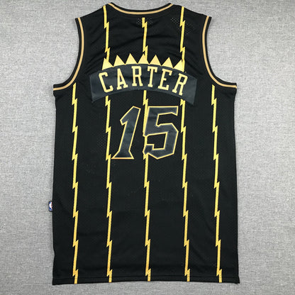Men's Toronto Raptors Vince Carter 1998-99 Black Hardwood Classics Swingman Jerseys