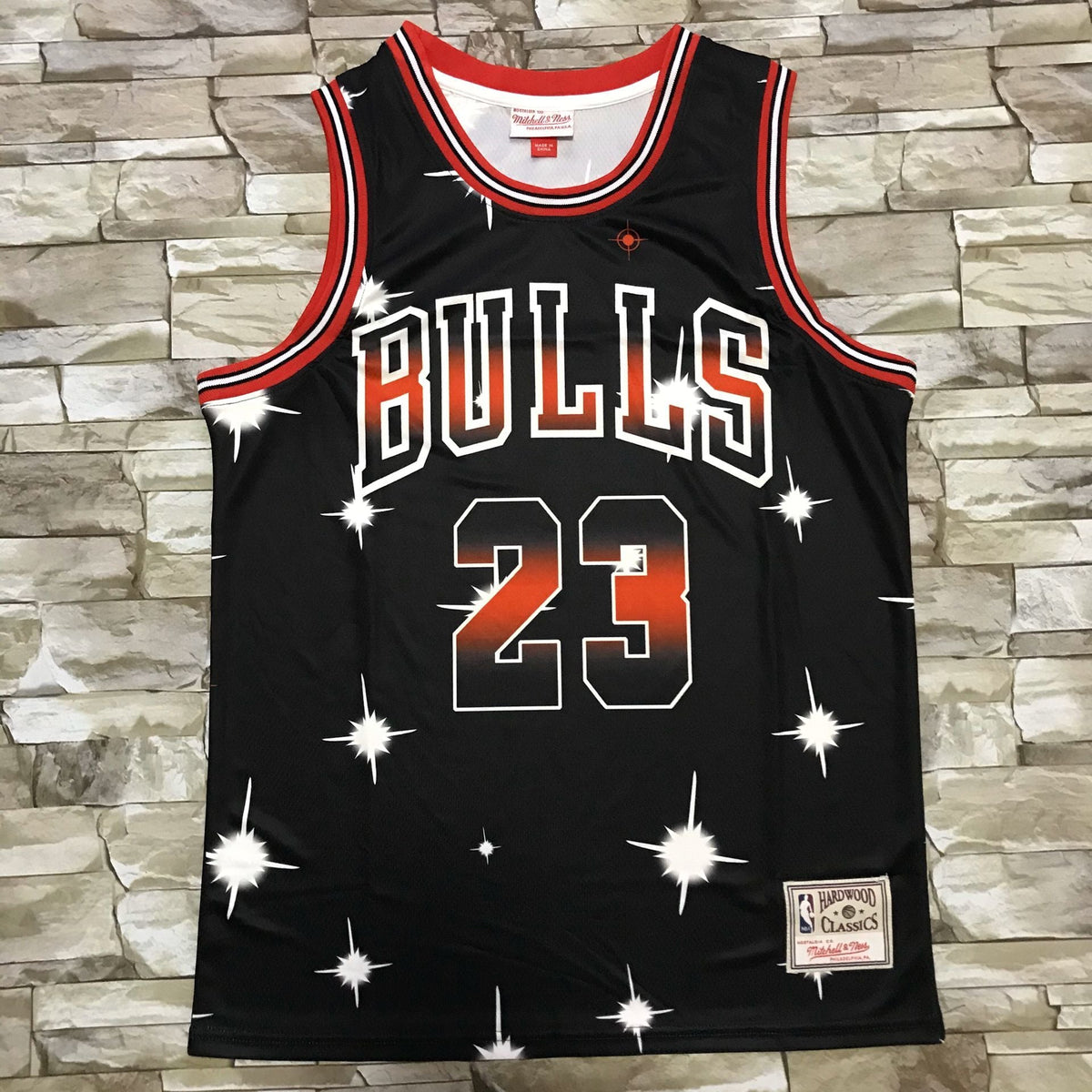 Men's Chicago Bulls Michael Jordan #23 Black Classics Swingman Jerseys