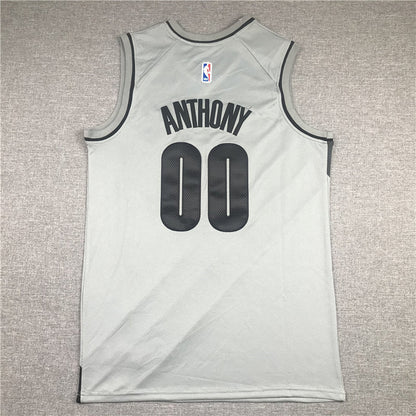 Men's Portland Trail Blazers Carmelo Anthony Gray Swingman Player Jerseys