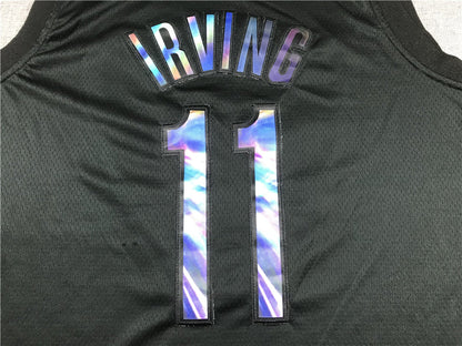 Men's Brooklyn Nets Kyrie Irving #11 Black Swingman Player Jerseys