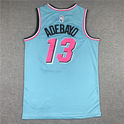Men's Miami Heat Bam Adebayo #13 Blue Swingman Player Jerseys