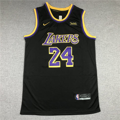 Men's Los Angeles Lakers Kobe Bryant #24 Black 2020/21 Swingman Player Jerseys