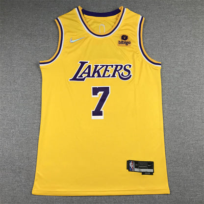 Men's Los Angeles Lakers Carmelo Anthony Gold 2021/22 Fast Break Replica Jerseys