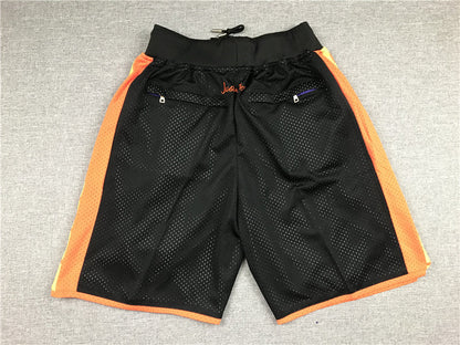 Men's Golden State Warriors Black Chinese Edition Basketball Shorts1