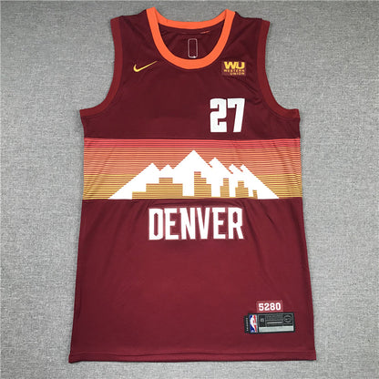 Men's Denver Nuggets Jamal Murray Red Swingman Player Jerseys