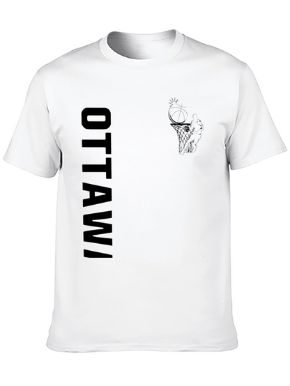 Ottawa Basketball Graphic Tee - Black