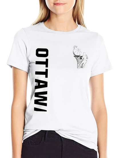 Ottawa Basketball Graphic Tee - Black