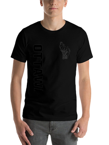 Ottawa Basketball Graphic Tee - Black