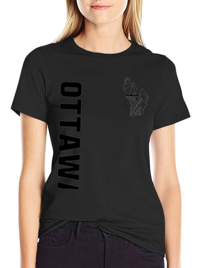 Ottawa Basketball Graphic Tee - Black