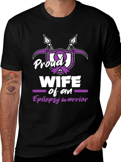Proud Wife of an Epilepsy Warrior T-Shirt