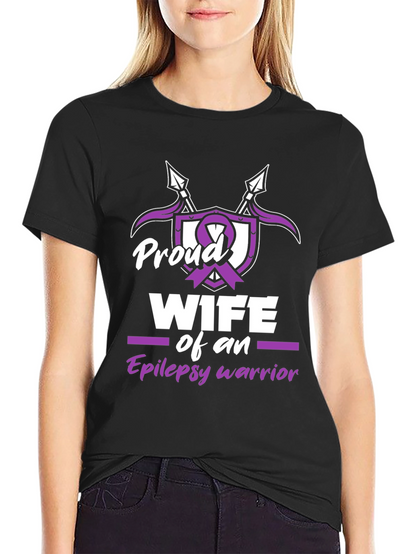 Proud Wife of an Epilepsy Warrior T-Shirt