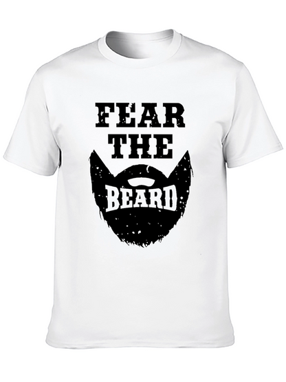 Fear the Beard Graphic T-Shirt - Mens Black Tee