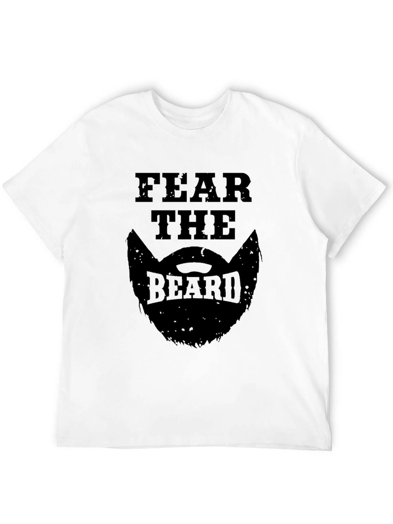Fear the Beard Graphic T-Shirt - Mens Black Tee