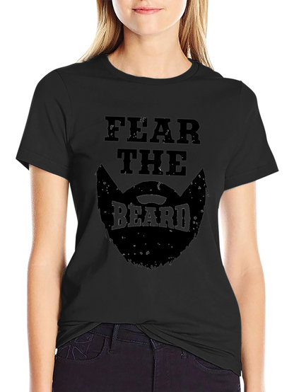 Fear the Beard Graphic T-Shirt - Mens Black Tee