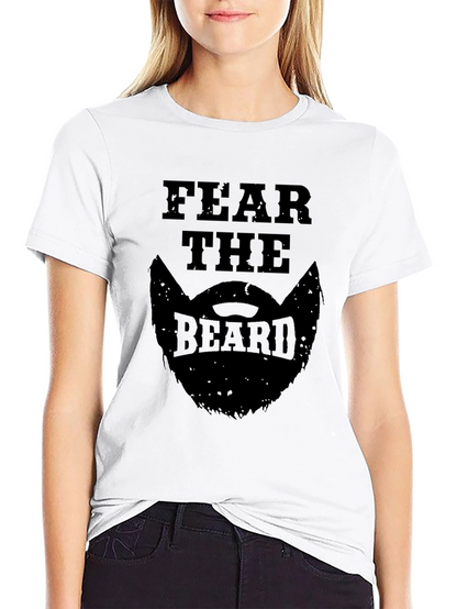 Fear the Beard Graphic T-Shirt - Mens Black Tee