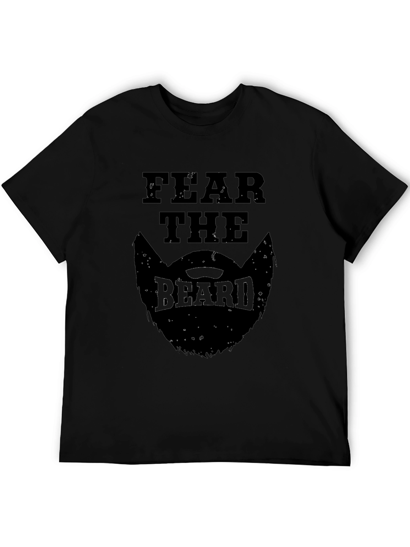 Fear the Beard Graphic T-Shirt - Mens Black Tee