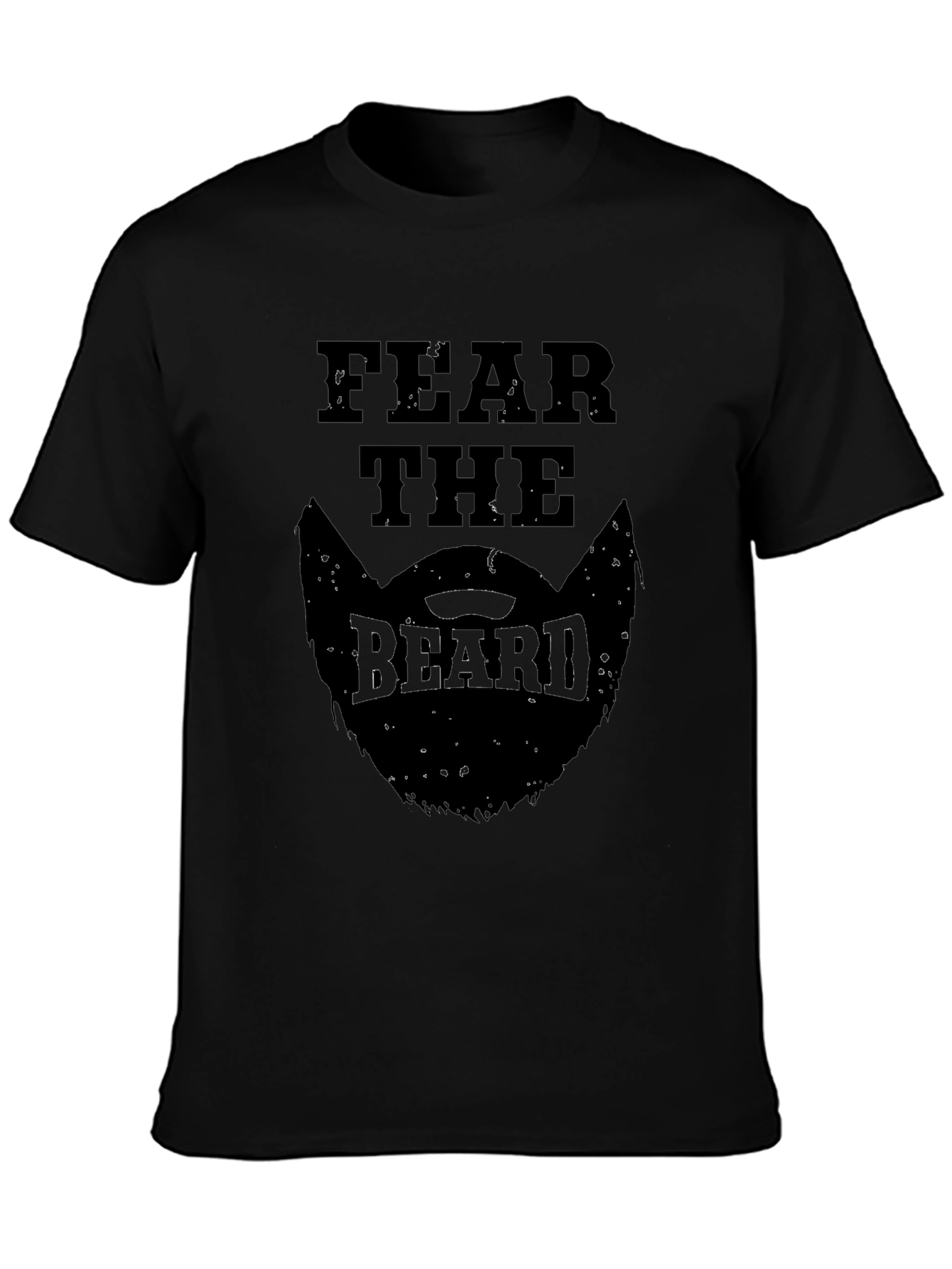 Fear the Beard Graphic T-Shirt - Mens Black Tee