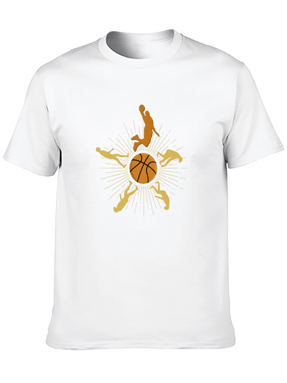 Basketball Graphic Tee - Slam Dunk Style