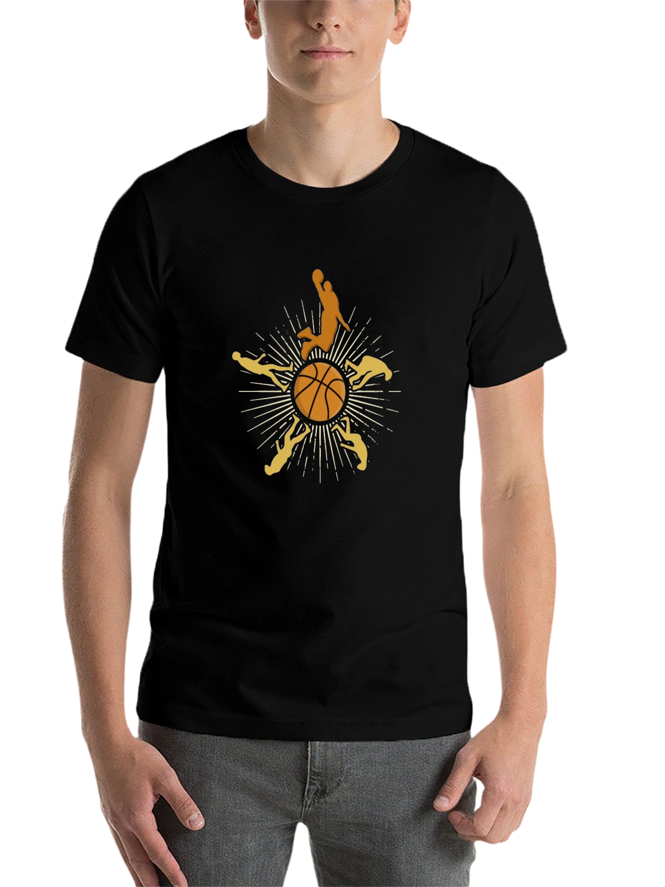 Basketball Graphic Tee - Slam Dunk Style