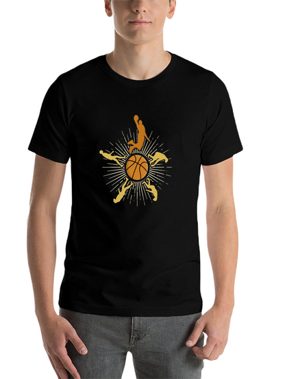 Basketball Graphic Tee - Slam Dunk Style