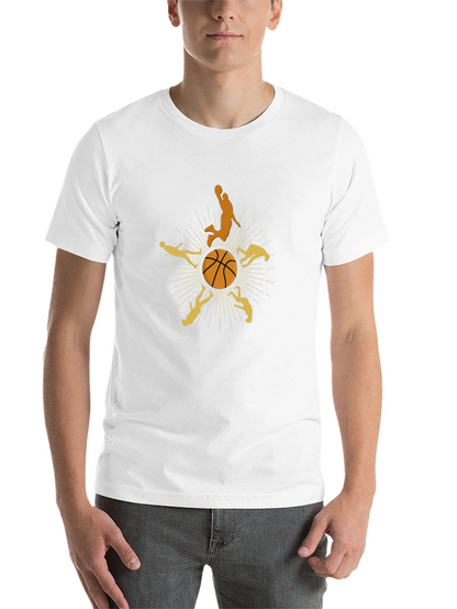 Basketball Graphic Tee - Slam Dunk Style
