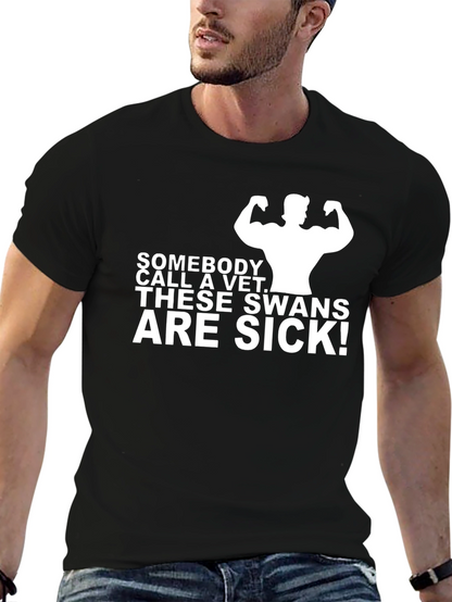 Sick Swans Graphic T-Shirt
