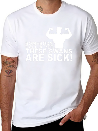 Sick Swans Graphic T-Shirt