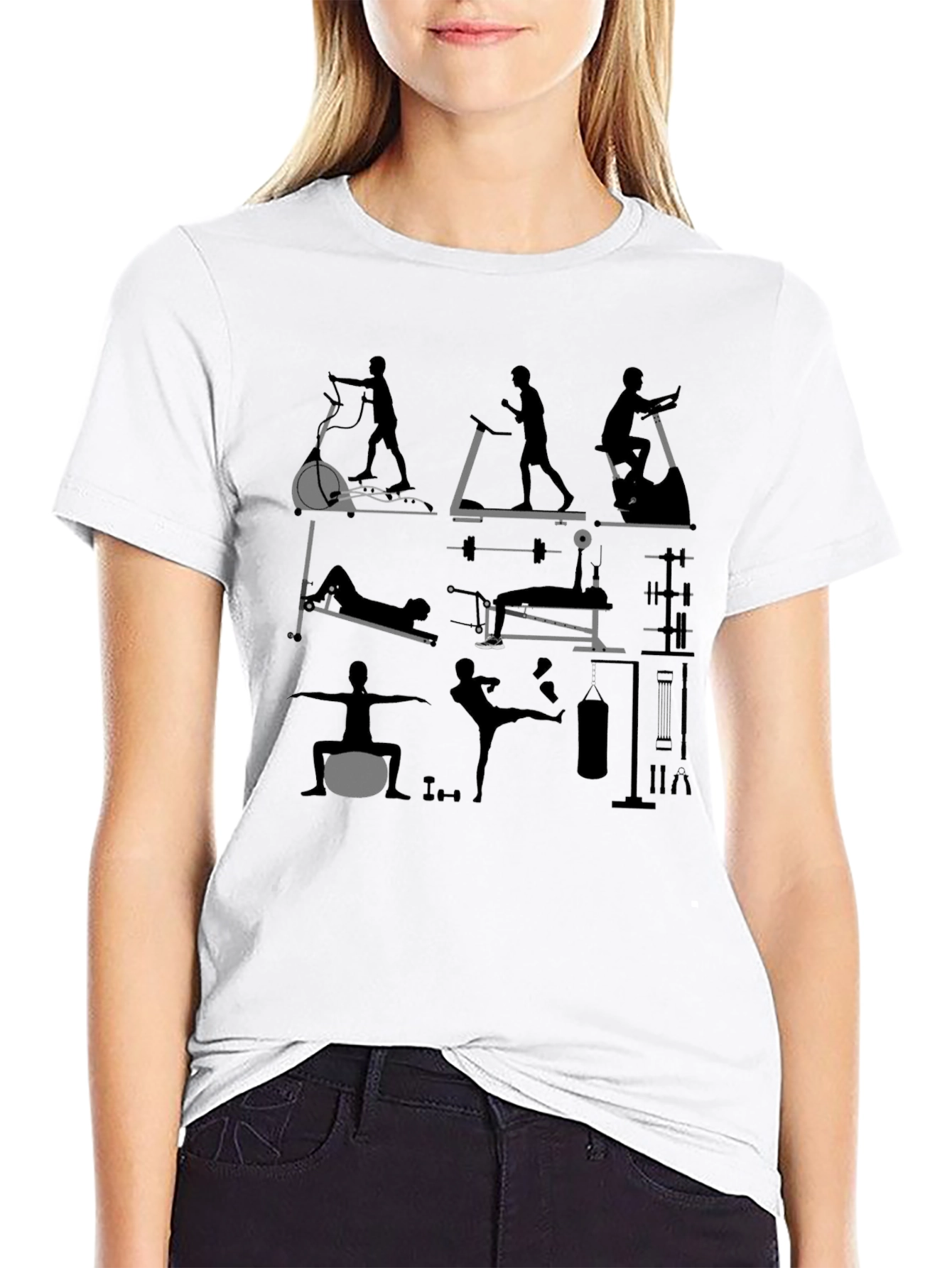 Gym Workout Graphic Tee - Fitness Enthusiast Shirt